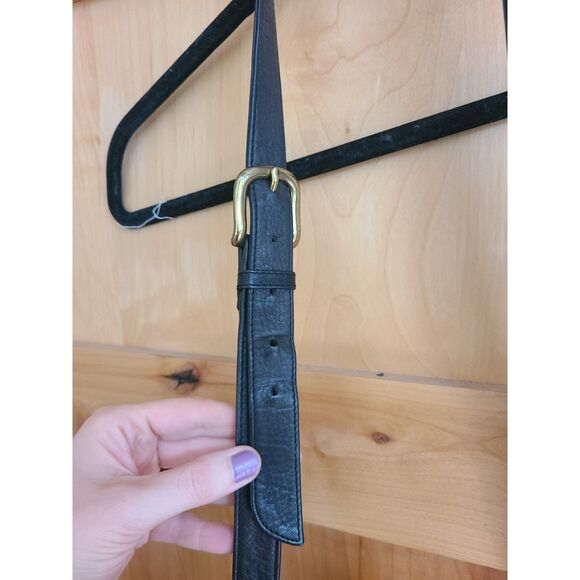 Vintage Fossil 1954 Pebbled Black Leather Crossbody Shoulder Bag Purse‎ 75082 - Picture 6 of 9